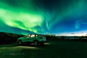 Northern Lights in Iceland Myvtan - Man And Drone